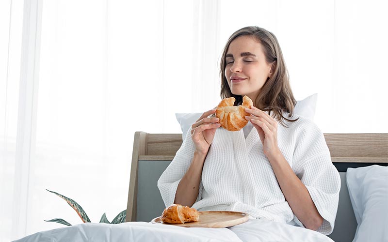 Does eating bread make you sober?